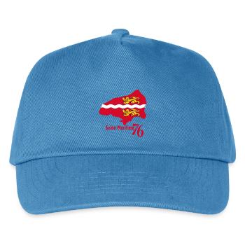 Seine maritime - Casquette de baseball Enfant - bleu paon - Devant
