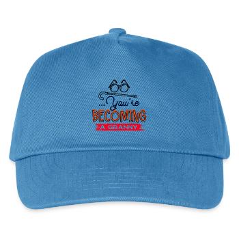 Glasses Visual impairment Grandmother Statement Grandma - Kids’ Baseball Cap - peacock-blue - Front