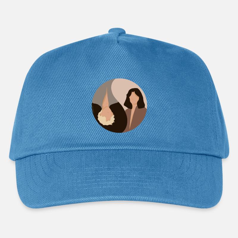 Couple Brunette and Blonde - Kinder Basecap - Pfauenblau