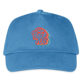 Nimm mich zurück in die 70er Jahre - Kinder Basecap - Pfauenblau - Vorne