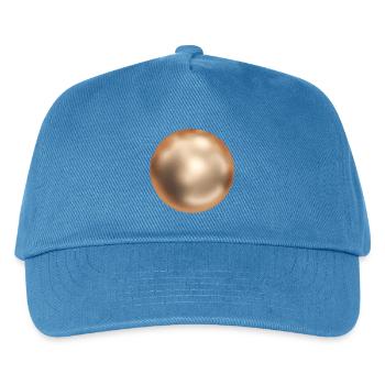 Golden Ball - Kids’ Baseball Cap - peacock-blue - Front
