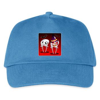 HALLOWEEN GHOSTS COSTUMES FOR COUPLES - CRUTCHES - Kids’ Baseball Cap - peacock-blue - Front
