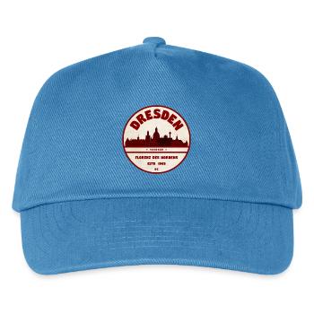 Dresde - Casquette de baseball Enfant - bleu paon - Devant