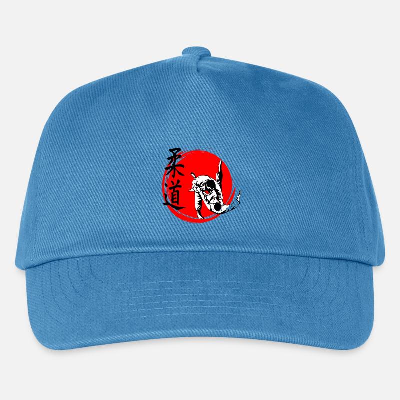 Judo - Kinder Basecap - Pfauenblau