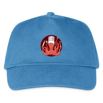 Octopus Chef de Cuisine - Kinder Basecap - Pfauenblau - Vorne