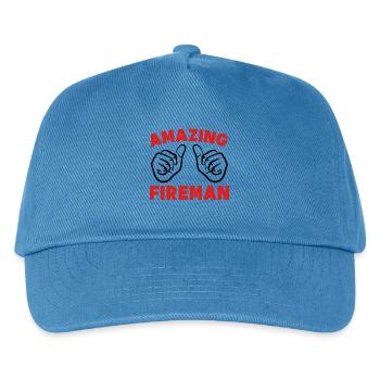 Professional fire brigade fire protection fire brigade statement - Kids’ Baseball Cap - peacock-blue - Front