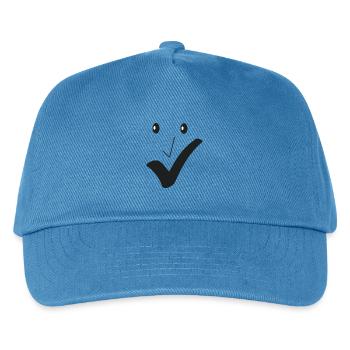 Fine smile - Fine face A04. - Kids’ Baseball Cap - peacock-blue - Front