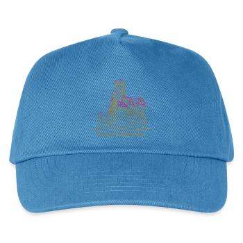 Schloss Lichtenstein, Märchenschloss, Deutschland - Kinder Basecap - Pfauenblau - Vorne