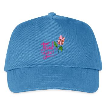 thank you, thank you - Kids’ Baseball Cap - peacock-blue - Front