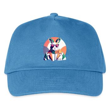 Bunny, Easter Bunny - Kids’ Baseball Cap - peacock-blue - Front