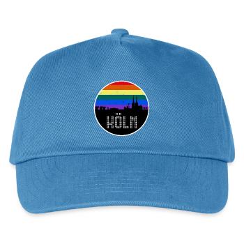 Cologne LBGTQ - Kids’ Baseball Cap - peacock-blue - Front