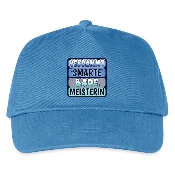 Bademeisterin - Schwimmmeisterin - SCHWIMMEN - Kinder Basecap - Pfauenblau - Vorne