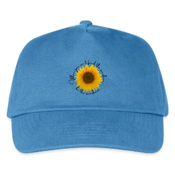 Be the sunshine - Kids’ Baseball Cap - peacock-blue - Front