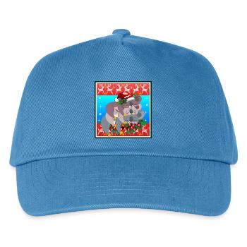 HÄSSLICHER WEIHNACHTSPULLOVER - KOALA BEAR FAMILY - Kinder Basecap - Pfauenblau - Vorne
