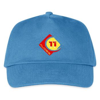 Audes - Kinder Basecap - Pfauenblau - Vorne