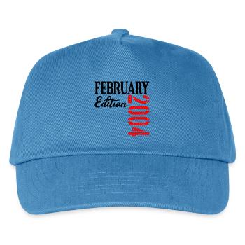 23rd Birthday February 2004 - Kids’ Baseball Cap - peacock-blue - Front