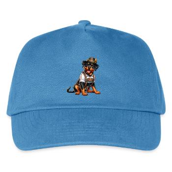 Rottweiler dogs Bayern design - Kids’ Baseball Cap - peacock-blue - Front
