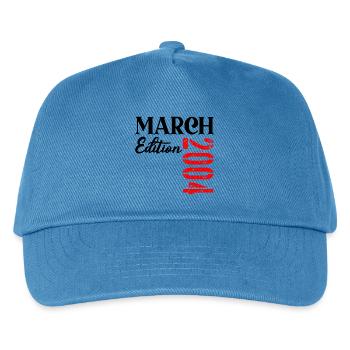 Birthday March 2004 - 23rd birthday - Kids’ Baseball Cap - peacock-blue - Front
