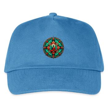Mandala Buddha teal - Kids’ Baseball Cap - peacock-blue - Front