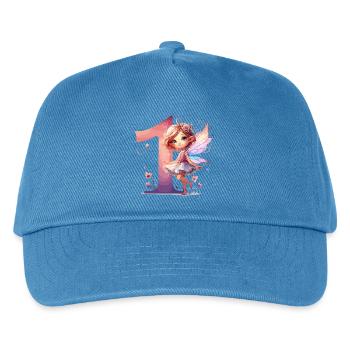 1 Year Fairy Elf Birthday Gift - Kids’ Baseball Cap - peacock-blue - Front