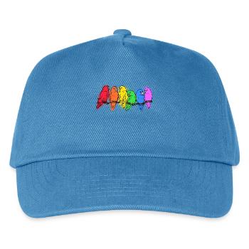 Animals Birds Zoo Parrot Zoo Animal Eggs Animal Lovers - Kids’ Baseball Cap - peacock-blue - Front
