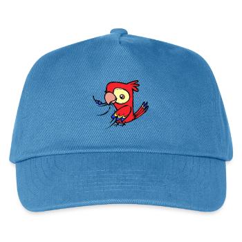 Parrot, Bird, Zoo, Animal, Bird Lover, Pet - Kids’ Baseball Cap - peacock-blue - Front