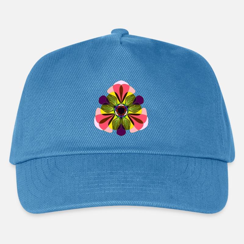 Ornament - Kinder Basecap - Pfauenblau