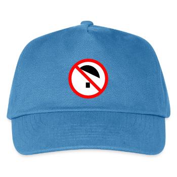 No Nazis - Kinder Basecap - Pfauenblau - Vorne