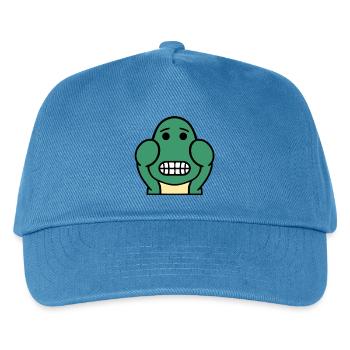 Dolly Grin - Kids’ Baseball Cap - peacock-blue - Front