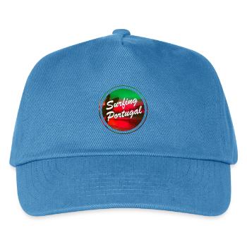 Surfing Portugal - Kids’ Baseball Cap - peacock-blue - Front