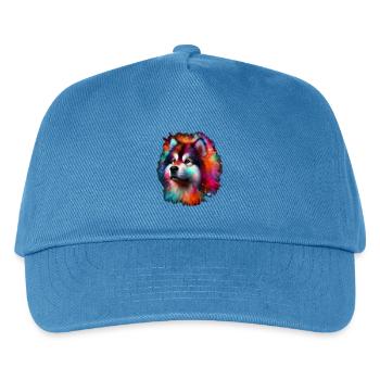 Malamute Faros - Kids’ Baseball Cap - peacock-blue - Front