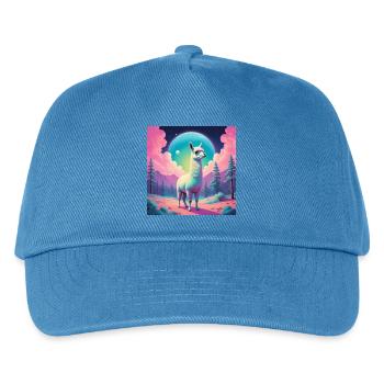 Drama Lama - Kinder Basecap - Pfauenblau - Vorne