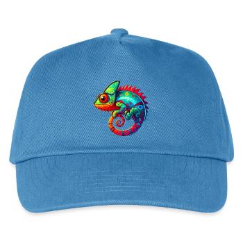 Caméléon - Casquette de baseball Enfant - bleu paon - Devant