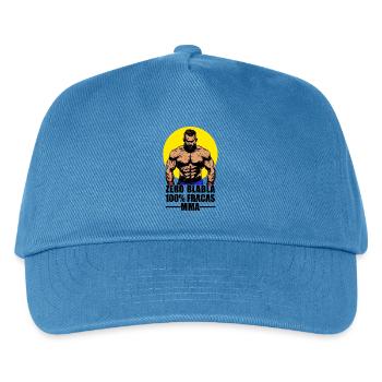 ZÉRO BLABLA, 100% FRACAS, MMA ! - Casquette de baseball Enfant - bleu paon - Devant