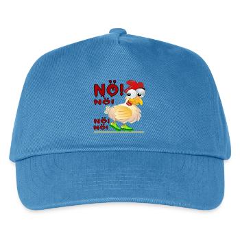 NÖ NEIN SAGEN - HÜHNER HÜHNERSTALL - Kinder Basecap - Pfauenblau - Vorne