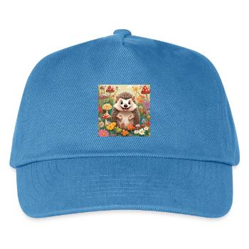 Igel, Baby, Kind, Neugeborenes - Kinder Basecap - Pfauenblau - Vorne