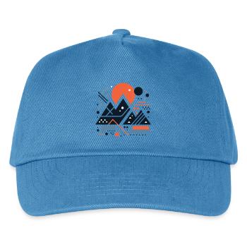 Gebirge - Kinder Basecap - Pfauenblau - Vorne