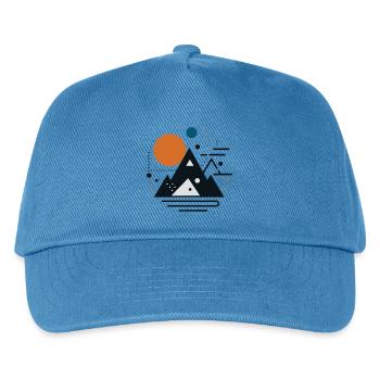 Gebirge - Kinder Basecap - Pfauenblau - Vorne