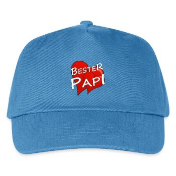 BESTER PAPI - Kinder Basecap - Pfauenblau - Vorne