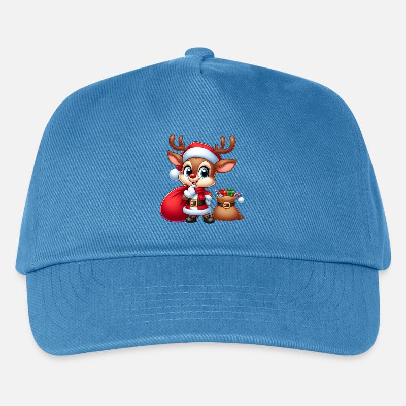 Rudolf 4 - Kinder Basecap - Pfauenblau