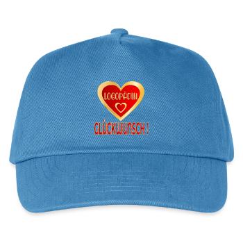 GLÜCKWUNSCH LOGOPÄDIN LOGOPÄDIE - Kinder Basecap - Pfauenblau - Vorne