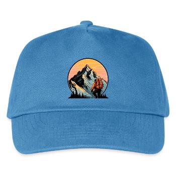 Bergsteiger - Kinder Basecap - Pfauenblau - Vorne