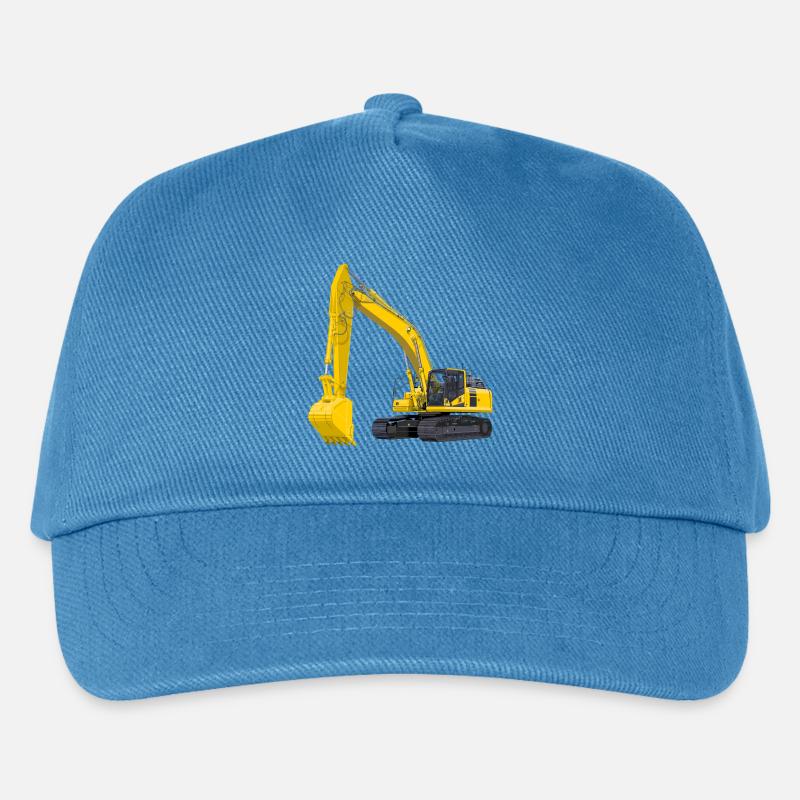 Bagger Bagger - Kinder Basecap - Pfauenblau