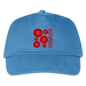 BLUTSPENDE BLUT SPENDEN - Kinder Basecap - Pfauenblau - Vorne