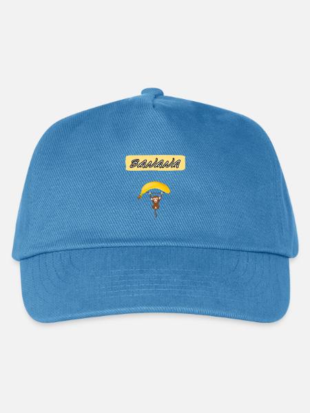 banana ape - Kinder Basecap - Pfauenblau