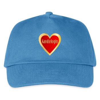 Kardiologin Herz - Kinder Basecap - Pfauenblau - Vorne