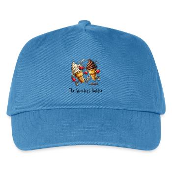 Le concours sucré / Glaces - Casquette de baseball Enfant - bleu paon - Devant