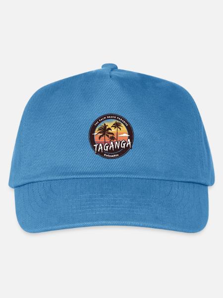 Taanga Palm Beach Design - Kinder Basecap - Pfauenblau