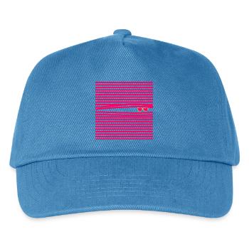 LOVE DECLARATION RELATIONSHIP LOVE HEARTS - Kids’ Baseball Cap - peacock-blue - Front