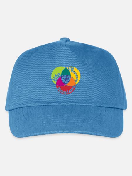 Das Leben, das Universum und alles - Kinder Basecap - Pfauenblau